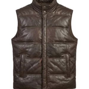 Gilet Homme Cuir Bastien