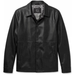 Veste Homme Bouton Cuir Camden